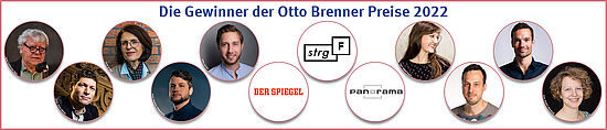 Die PreisträgerInnen der Otto Brenner Preise 2022