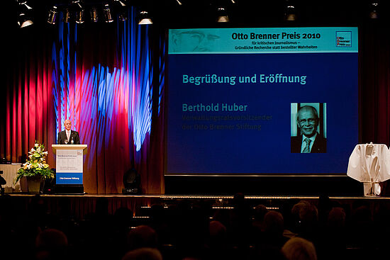 Otto Brenner Preis 2010 - Verleihung des Journalistenpreises