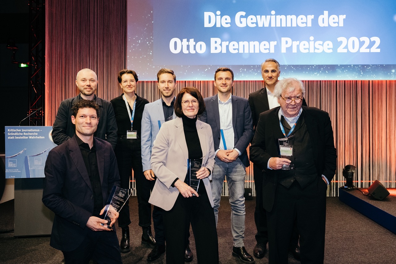 Preisträgerinnen und Preisträger der Otto Brenner Preise 2022